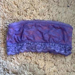 Pink Strapless Bralette